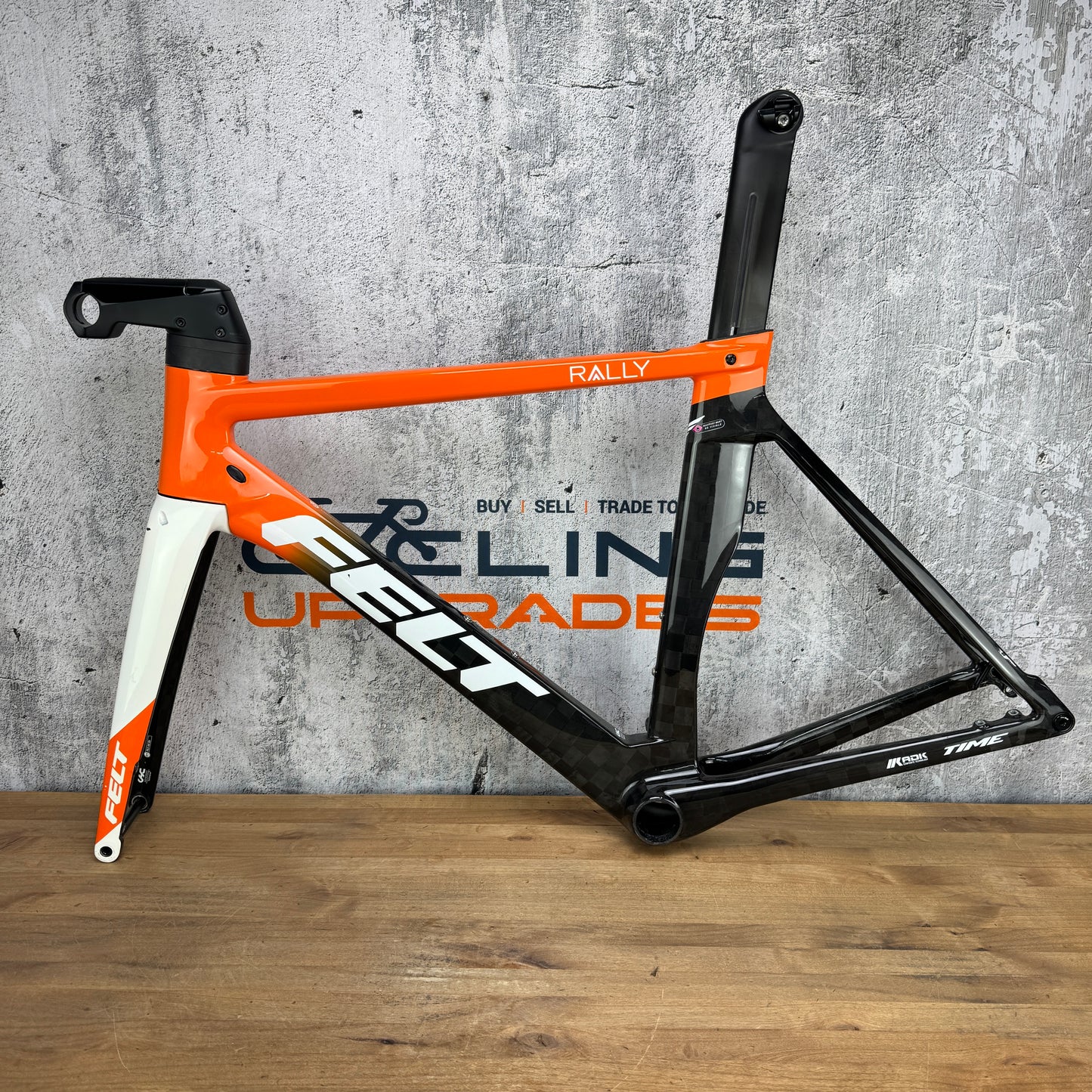 2020 Felt AR Advanced Team Rally 54cm Carbon Disc Frameset 700c Orange