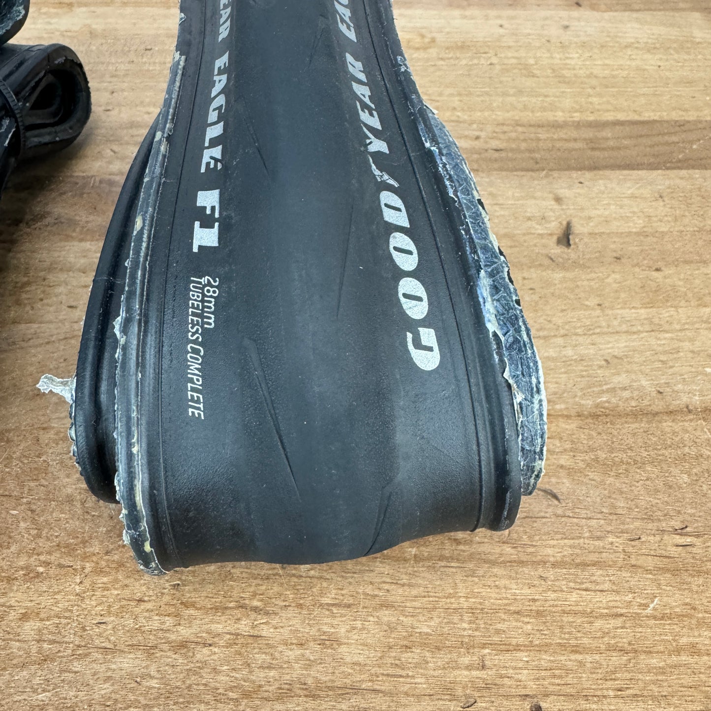 Low Mile! Pair Goodyear Eagle F1 700c x 28mm Tubeless Road Bike Tires