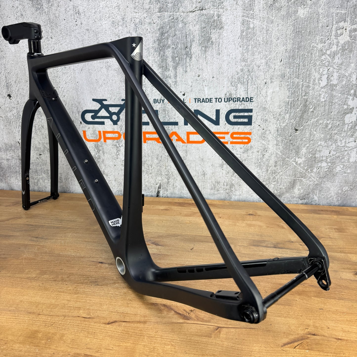 2023 Allied Echo Road Gravel XS Carbon Disc Brake Frameset 700c 1966g