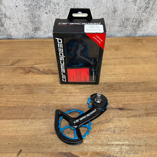 New! Ceramicspeed Blue OSPW Oversized Pulley Wheels for Shimano 12-Speed