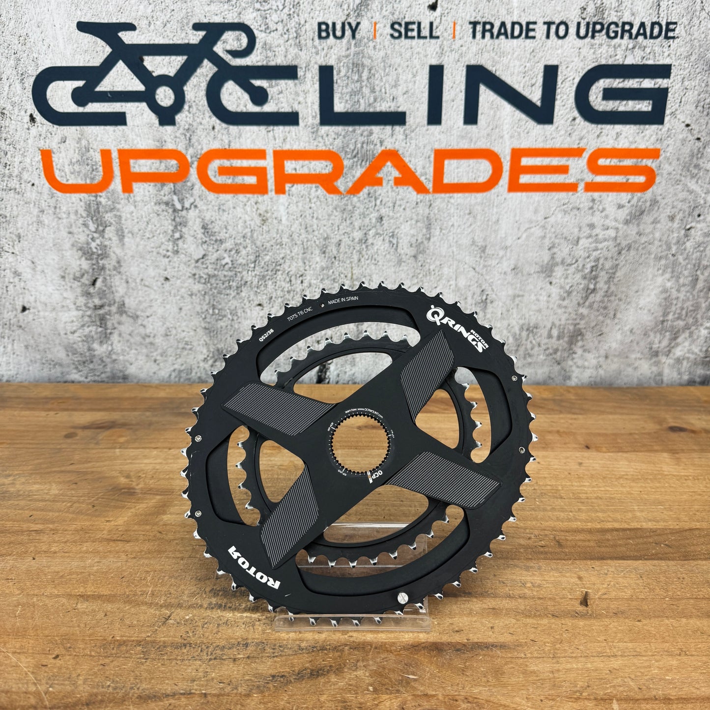 Rotor Q-Rings Oval 52/36t OCP Direct-Mount Bike Chainring Set 190g