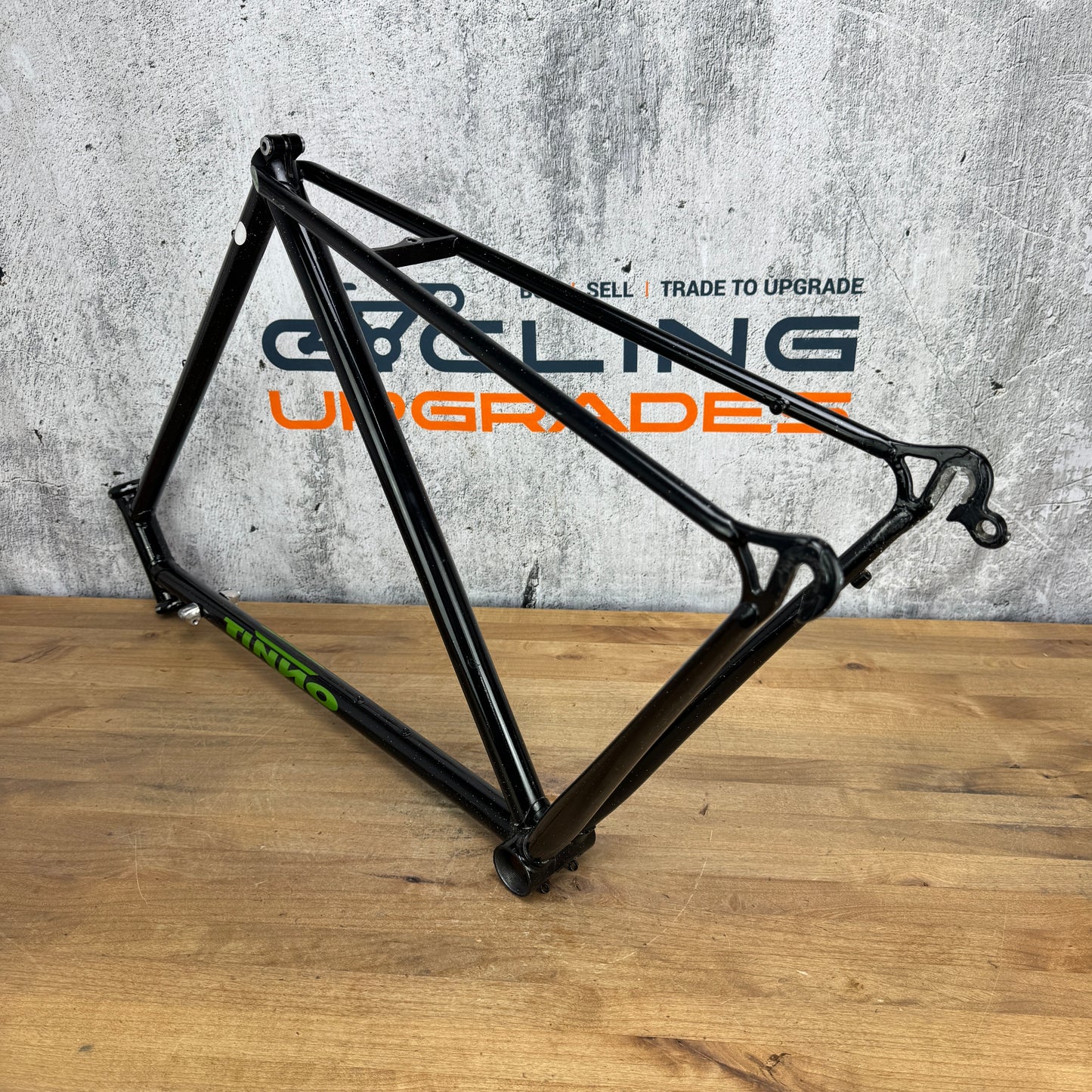 Tinno Cycles Columbus Acciaio 55x54.5cm Rim Brake Steel Frame Only 700c 2027g