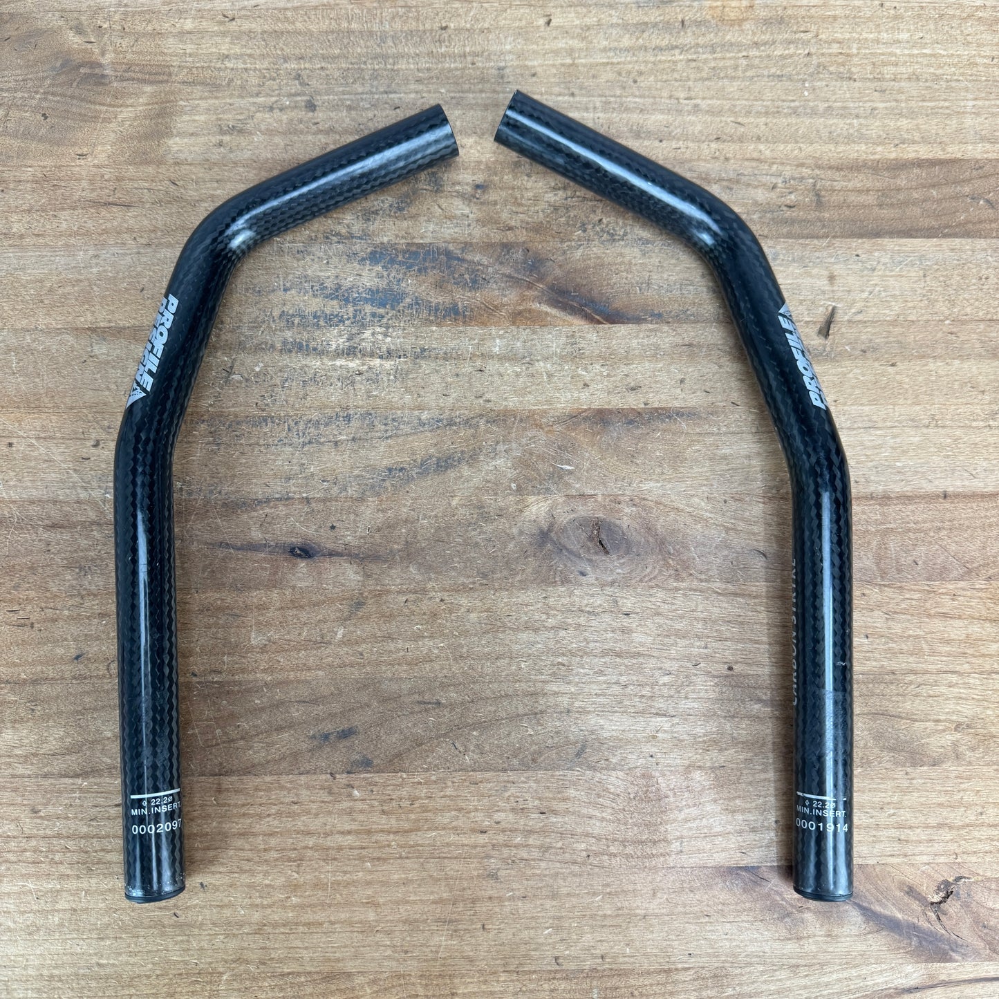 Profile Design Stryke TT/Triathlon Aero Extension Alloy/Carbon Handlebars 170g