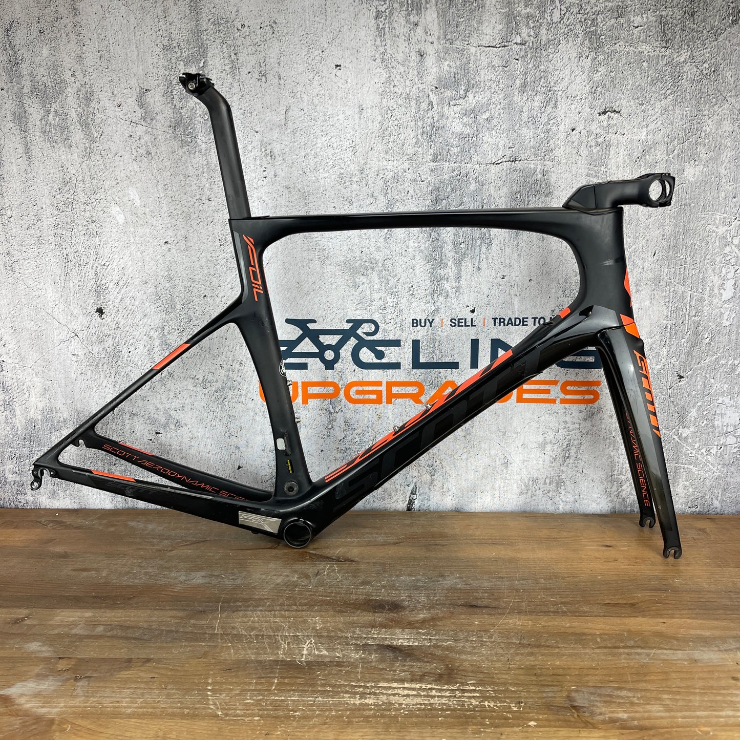 2016 Scott Foil Premium Carbon Large 56cm Rim Brake Frameset 700c 1885g