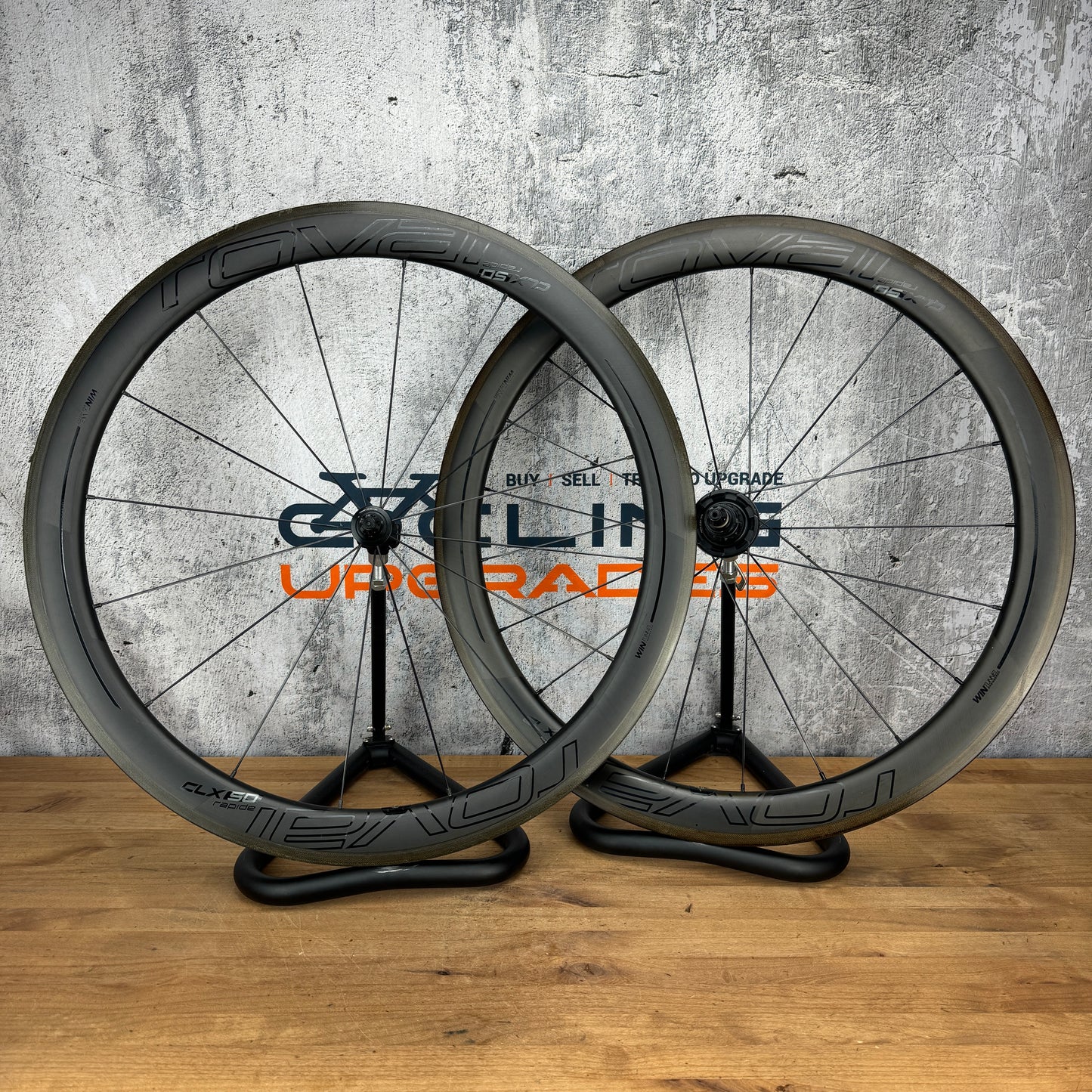 Low Mile! Roval Rapide CLX 50 Carbon Tubeless Wheelset Rim Brake Ceramicspeed