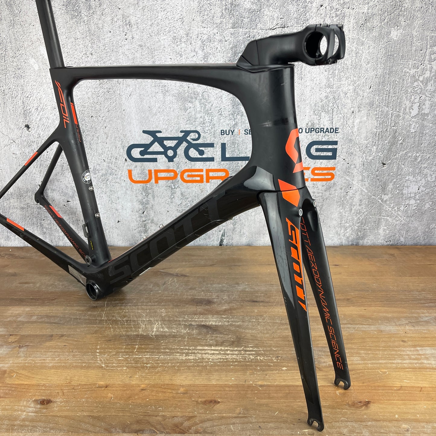 2016 Scott Foil Premium Carbon Large 56cm Rim Brake Frameset 700c 1885g