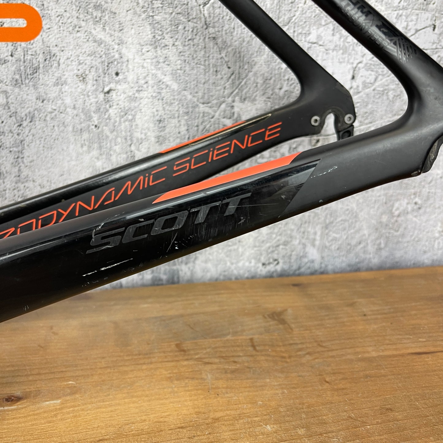 2016 Scott Foil Premium Carbon Large 56cm Rim Brake Frameset 700c 1885g
