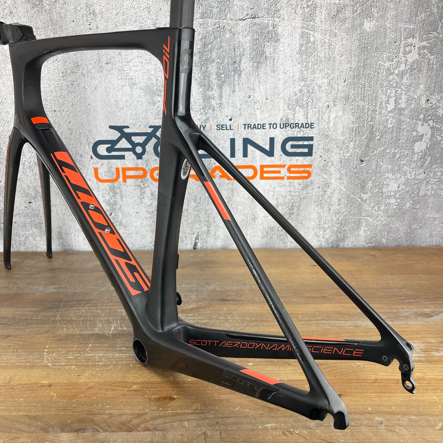 2016 Scott Foil Premium Carbon Large 56cm Rim Brake Frameset 700c 1885g