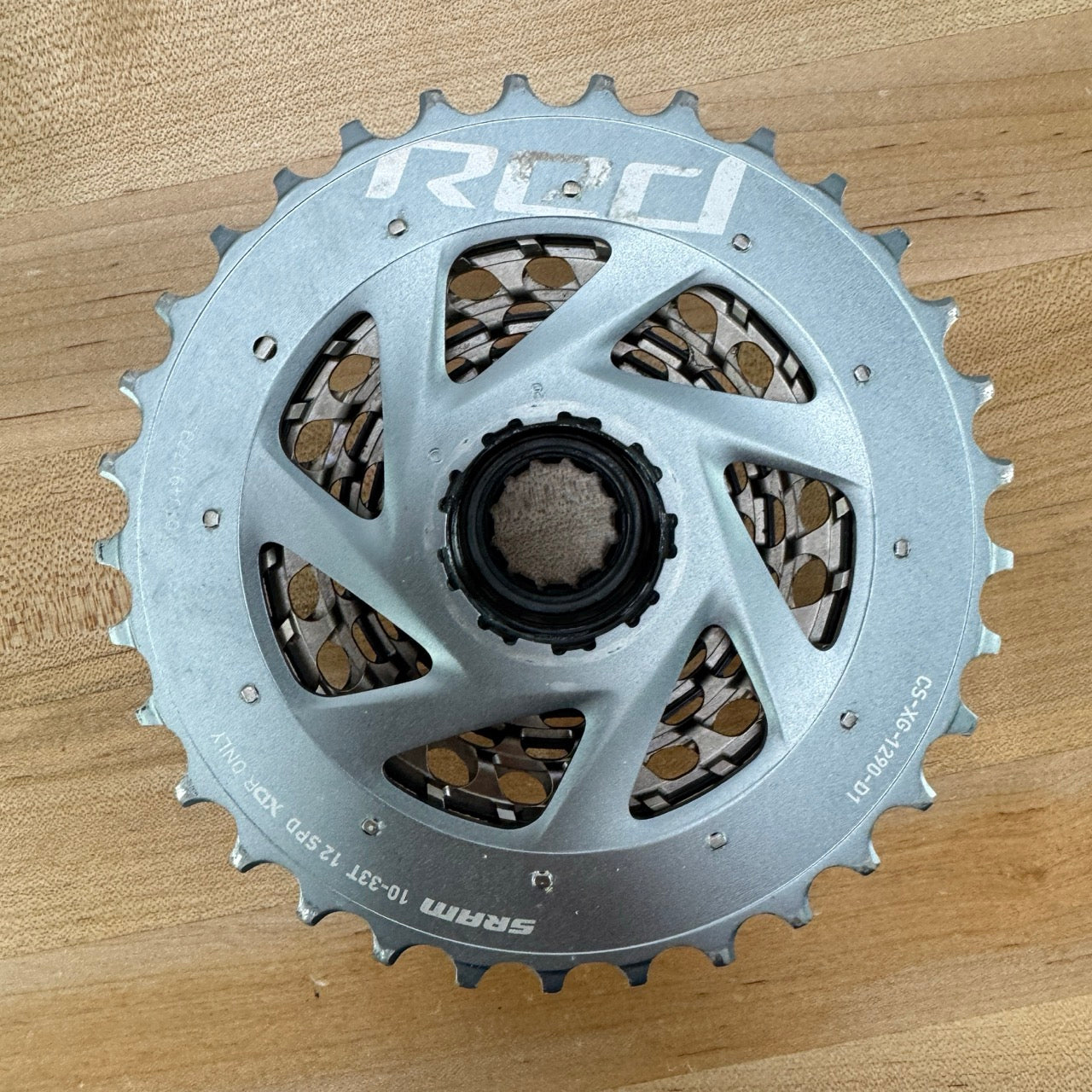 SRAM Red AXS XG-1290 10-33t D1 XDR 12-Speed Bike Cassette 210g "Light Wear"