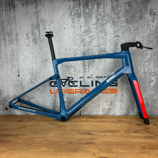 Low Mile! 2020 BMC URS Large Carbon Gravel Disc Brake Frameset 700c 2579g