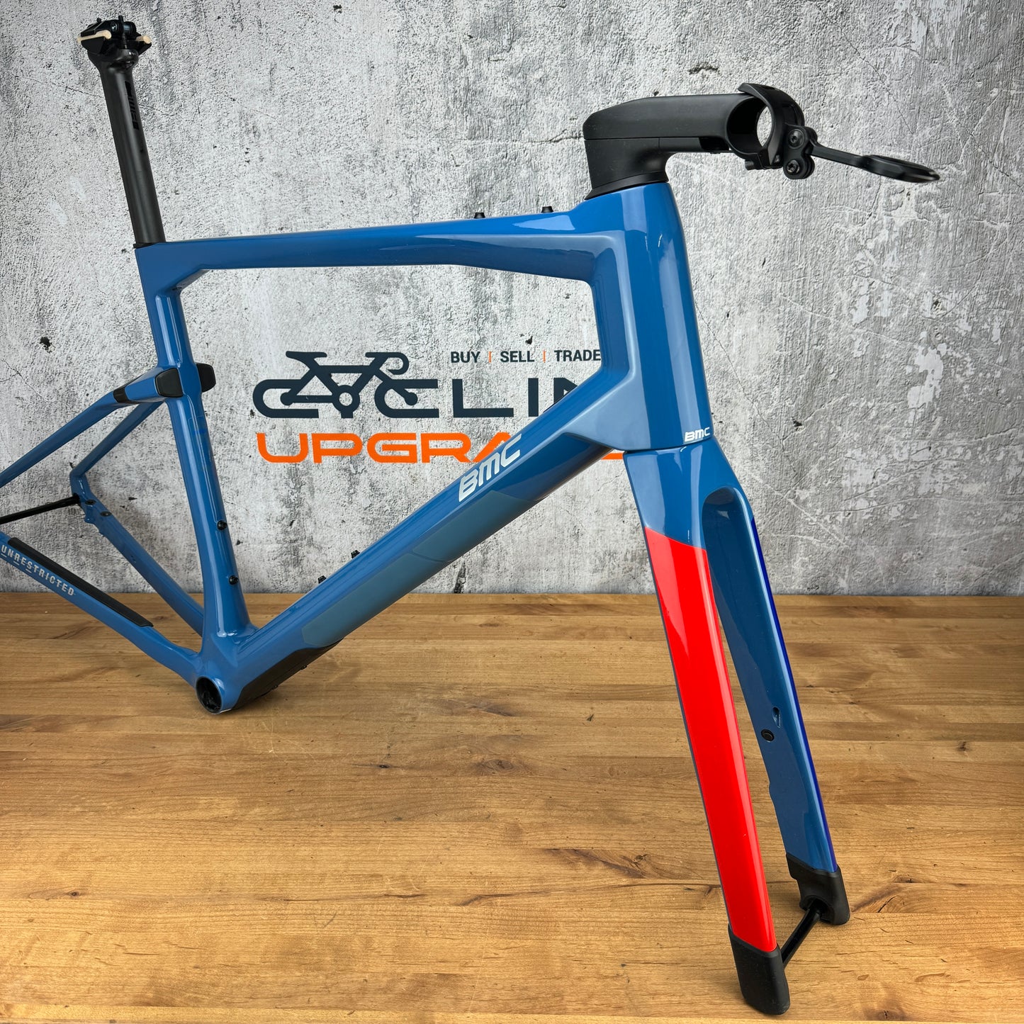 Low Mile! 2020 BMC URS Large Carbon Gravel Disc Brake Frameset 700c 2579g