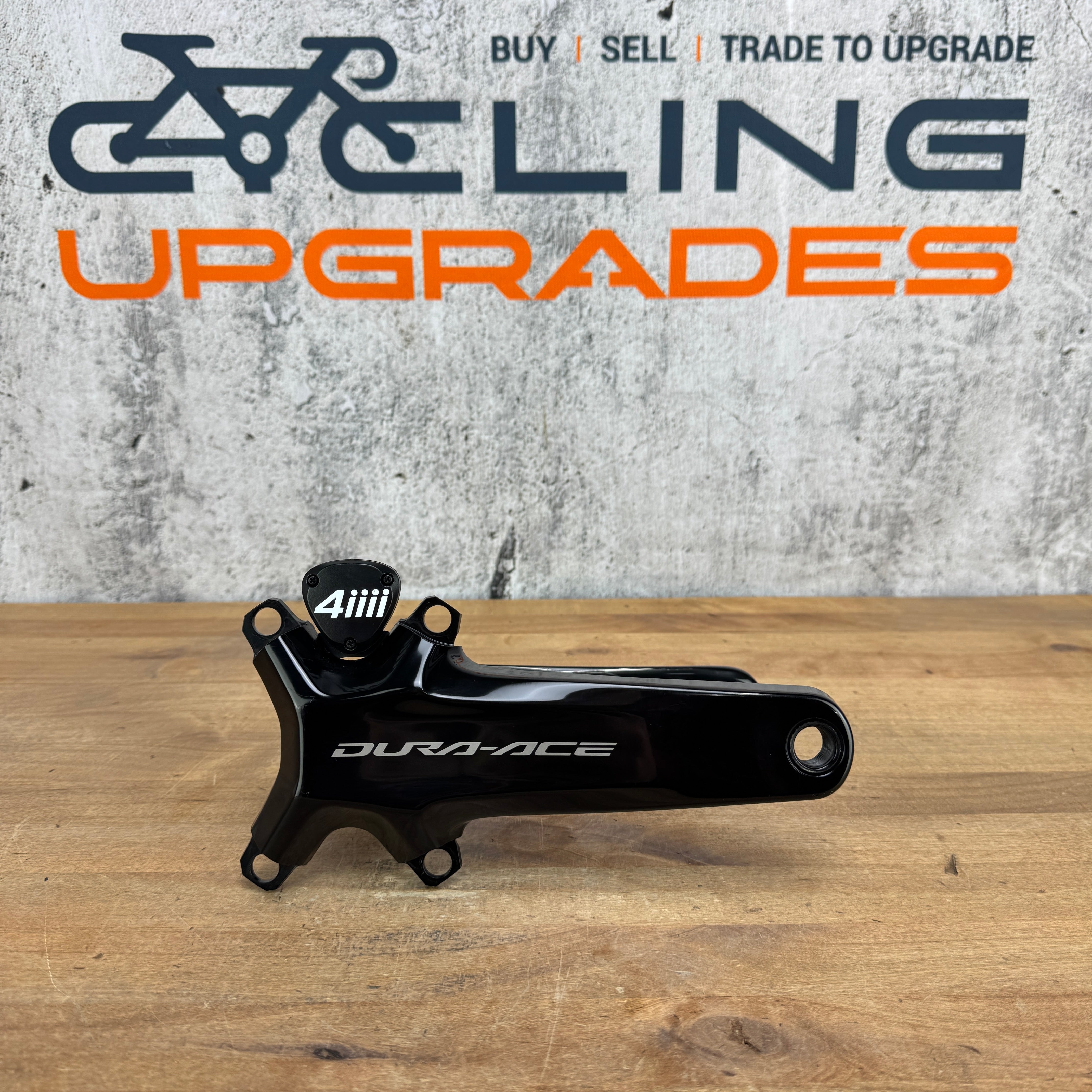 SHIMANO FC-R9200 パワーメーター 165mm 4iiii Low Mile! Shimano Dura Ace FC-R9200 4iiii Power Meter 165mm 12