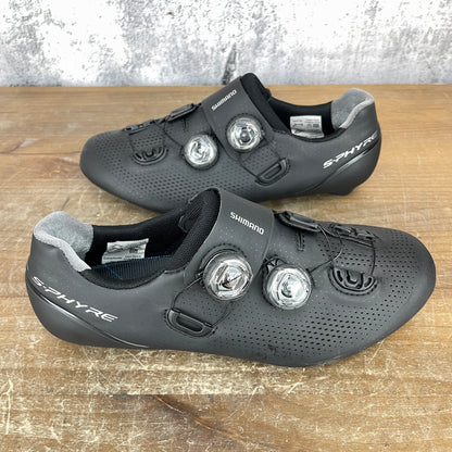 Light Use! Shimano SH-RC901 Wide EU 40 US 6.7 Black Cycling Shoes Cleats 485g