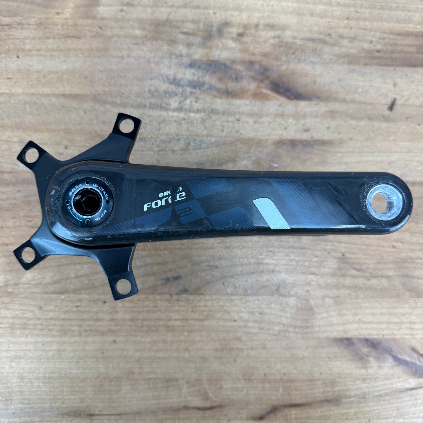 SRAM Force AXS D1 172.5mm Carbon 110mm BCD 5-Bolt 30mm Spindle Crank Arms 510g