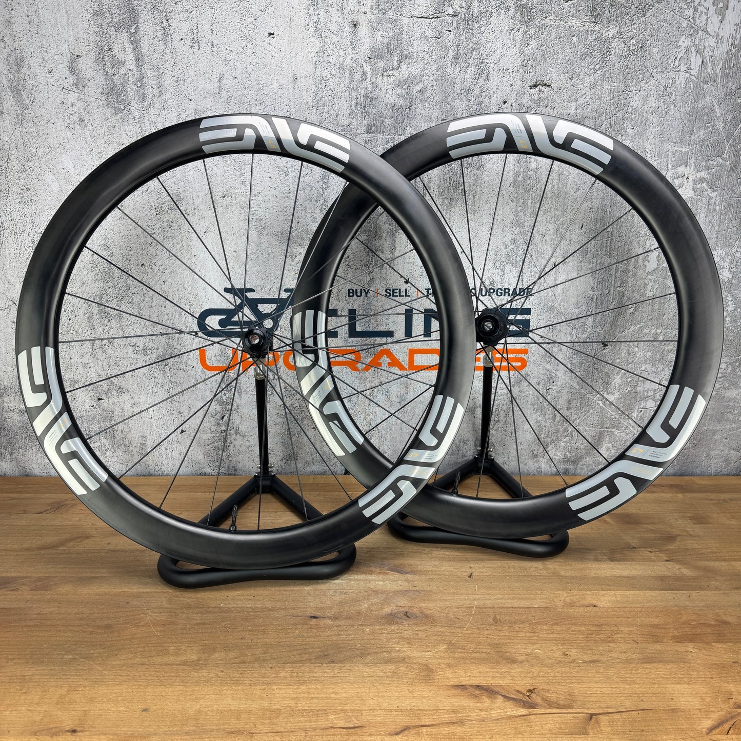Mint! 2025 Enve SES 4.5 Innerdrive Carbon Tubeless Hookless Disc Wheelset 1504g