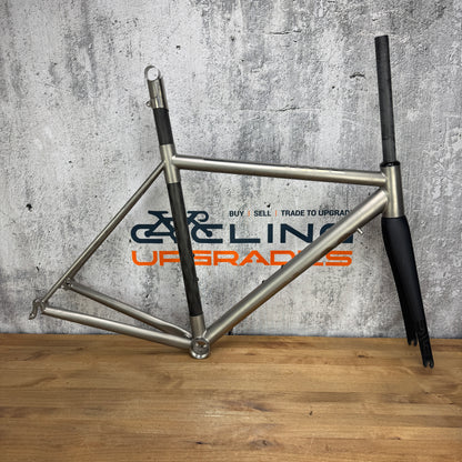 Fresh Refinish! 2015 No. 22 Reactor 52cm Rim Brake Carbon Titanium Frameset Enve Fork