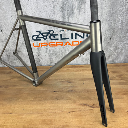 Fresh Refinish! 2015 No. 22 Reactor 52cm Rim Brake Carbon Titanium Frameset Enve Fork