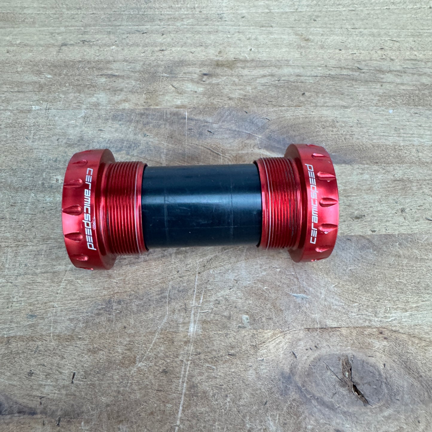 Ceramicspeed BSA English Threaded for Shimano 24mm Red Bike Bottom Bracket 92g
