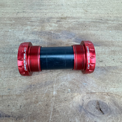 Ceramicspeed BSA English Threaded for Shimano 24mm Red Bike Bottom Bracket 92g