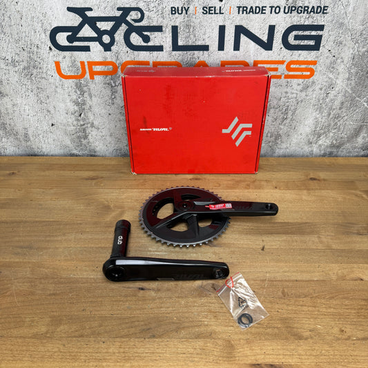 New! SRAM Rival AXS D1 172.5mm 48/35t Alloy Crankset DUB Spindle MSRP $285