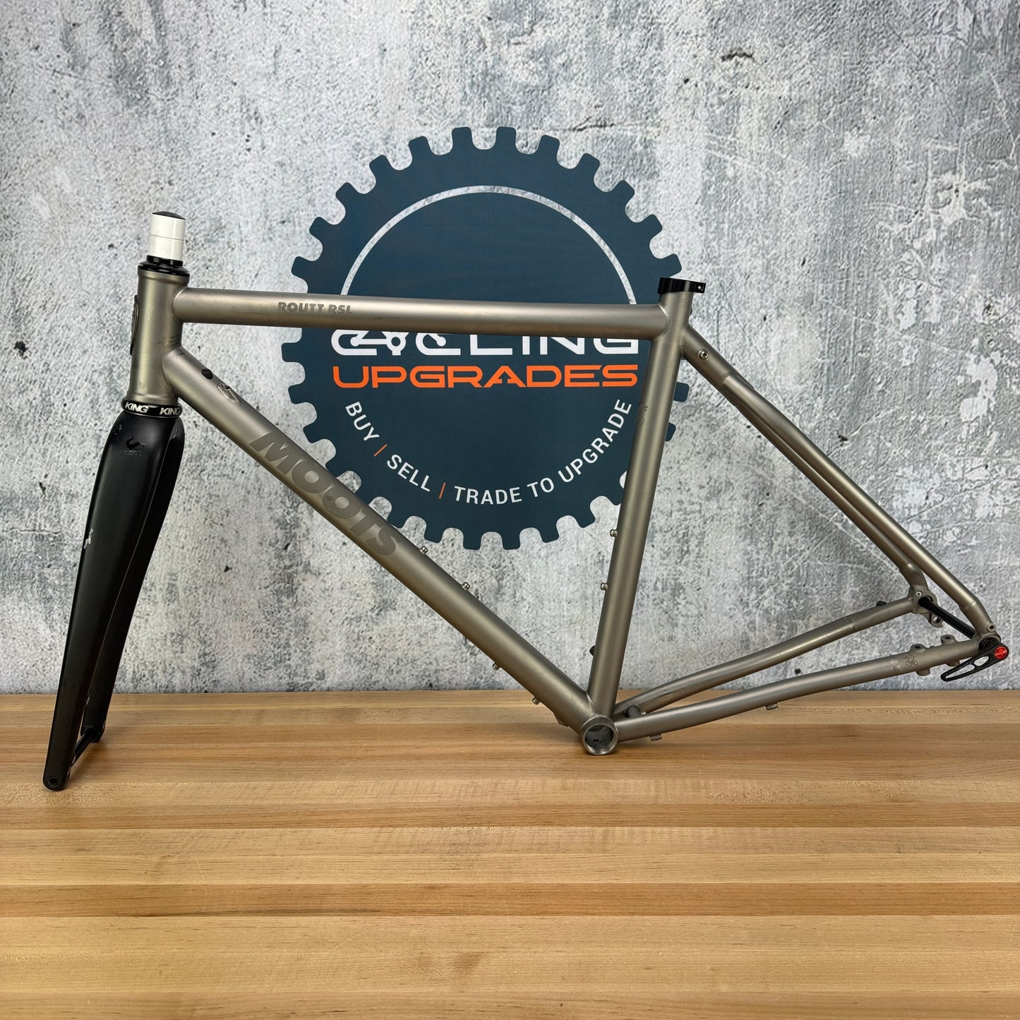 2020 Moots Routt RSL 54cm Titanium Disc Gravel Frameset 700c Chris King 2247g
