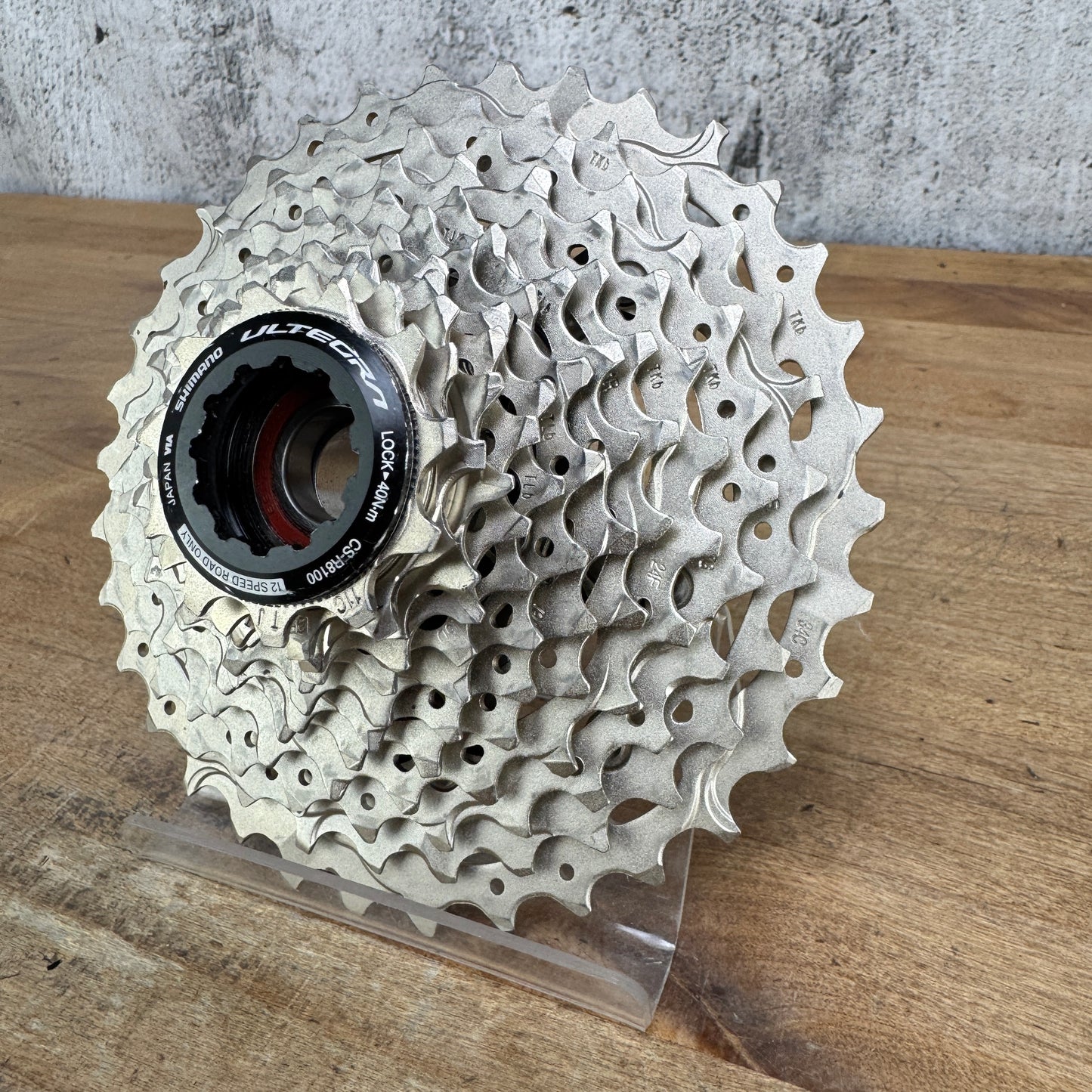 Low Mile! Shimano Ultegra CS-R8100 11-34t 12-Speed "Light Wear" Cassette 340g