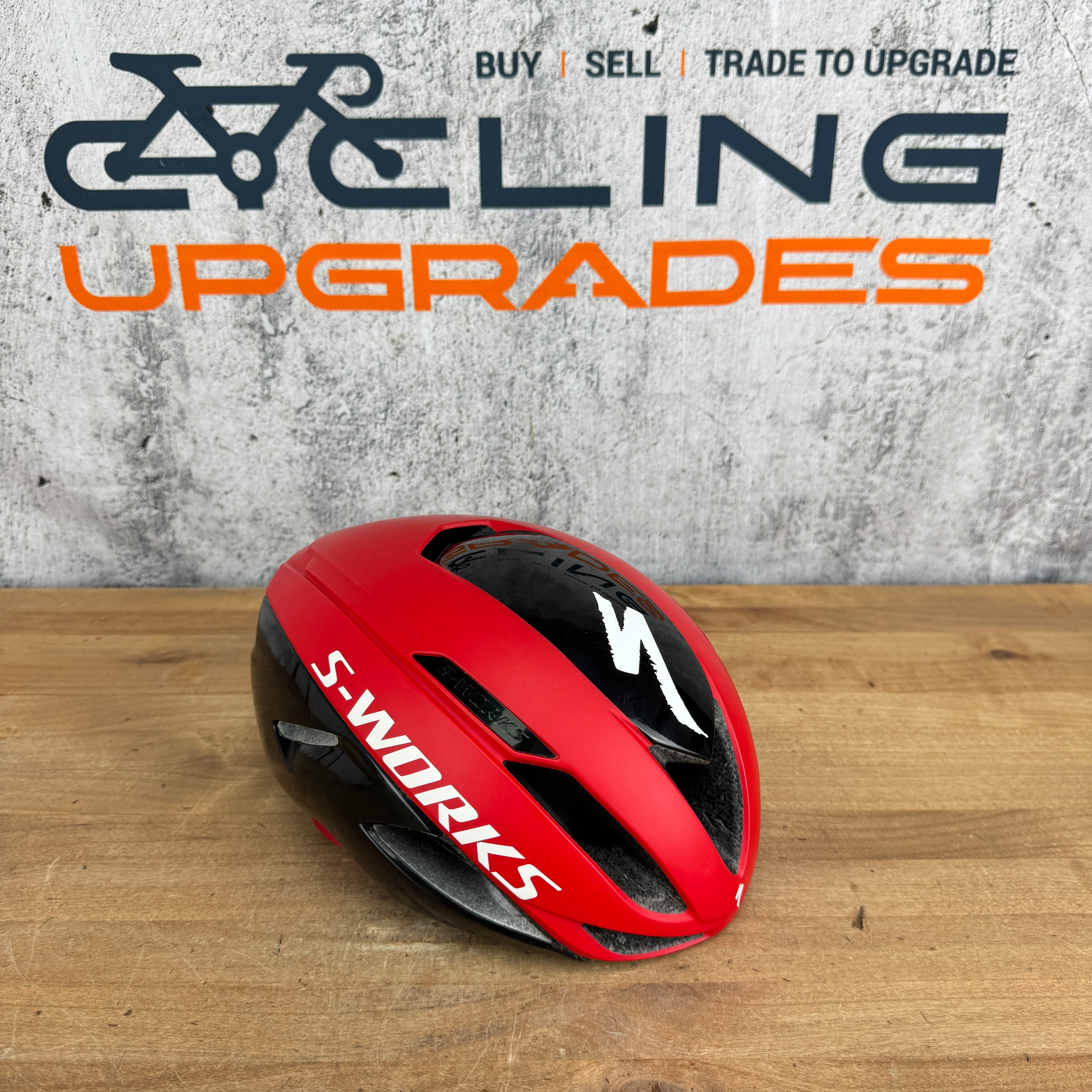 Specialized - SPECIALIZED EVADE SMALL 51-57cm イベード Specialized S-Works Evade II Small 51-56cm Red/Black Cycling