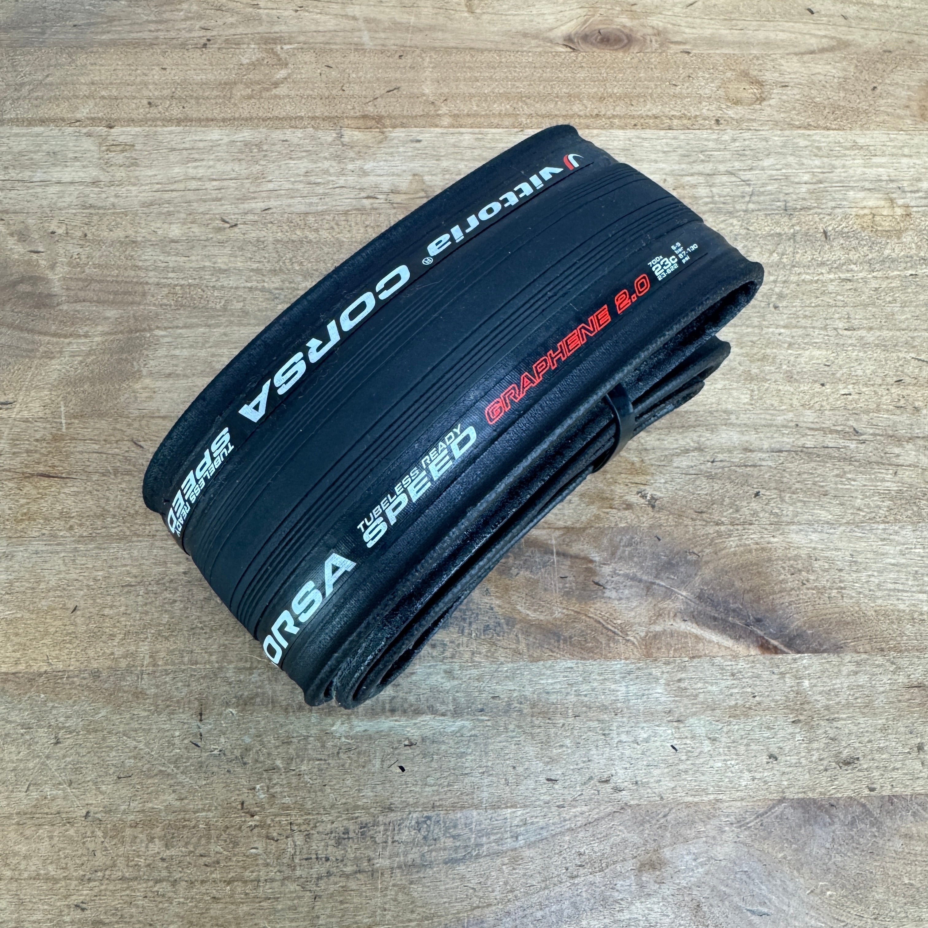 Vittoria Corsa Graphene 2.0 23mm black Single Tubeless Bike Tire