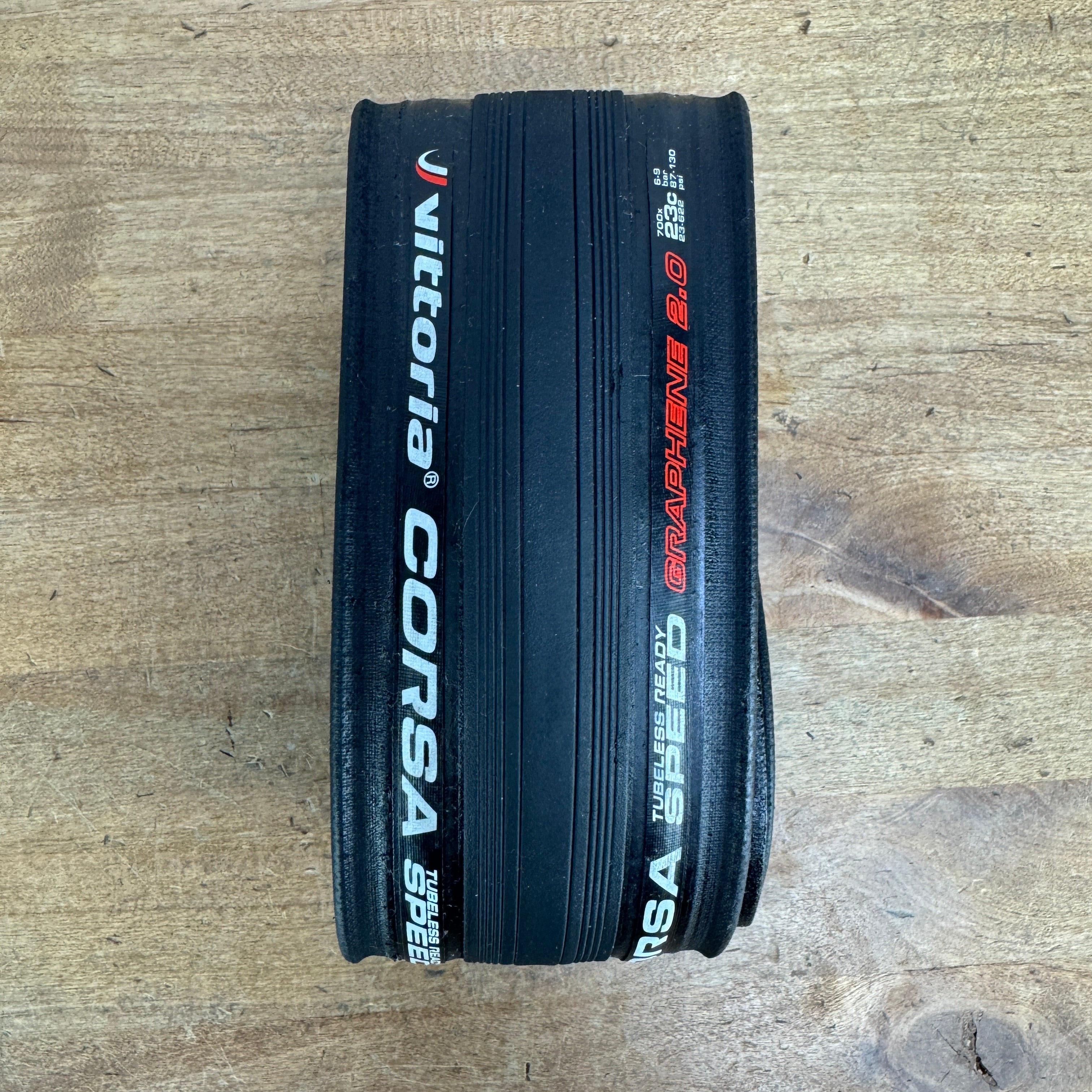 Vittoria Corsa Graphene 2.0 23mm black Single Tubeless Bike Tire