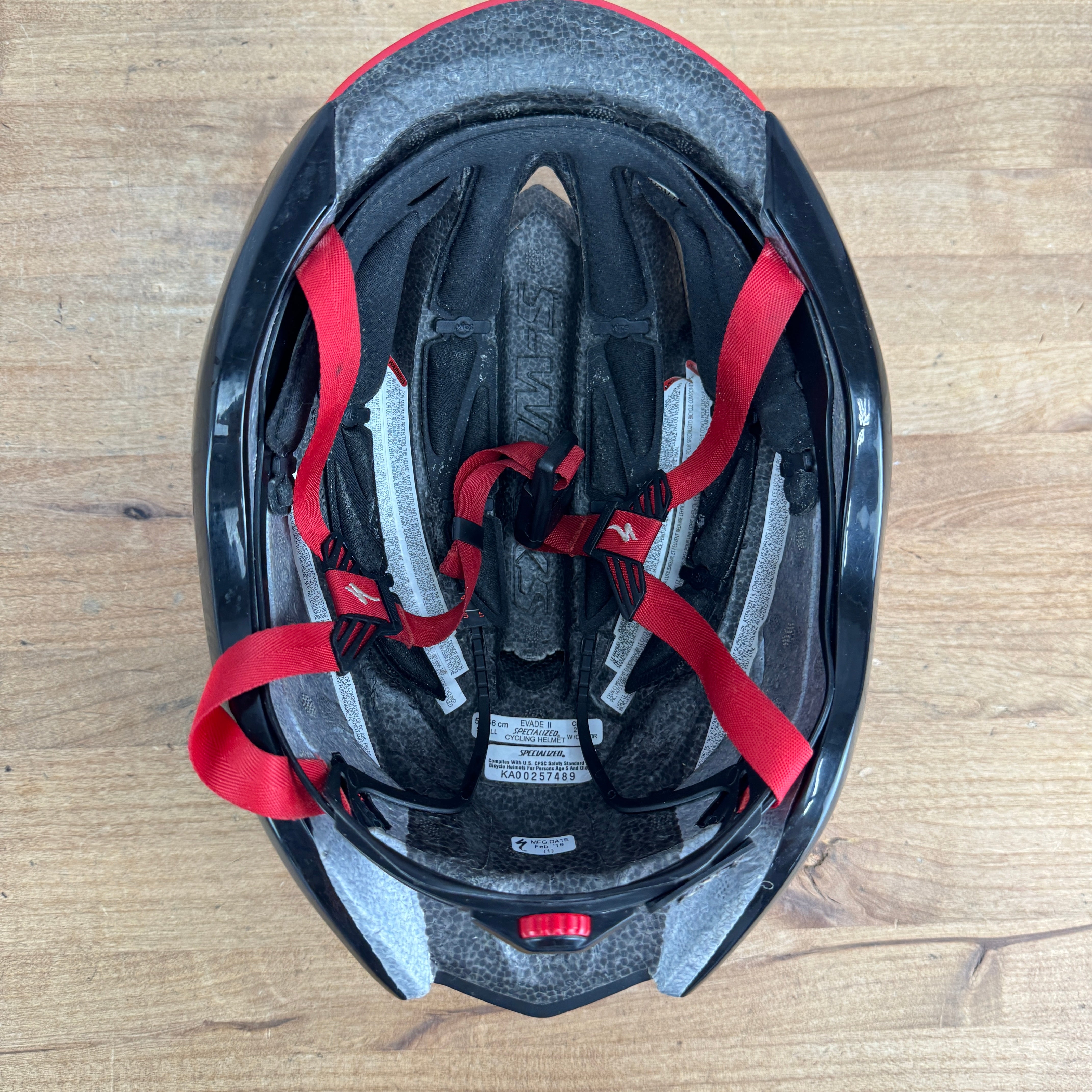 Specialized S-Works Evade II Small 51-56cm Red/Black Cycling