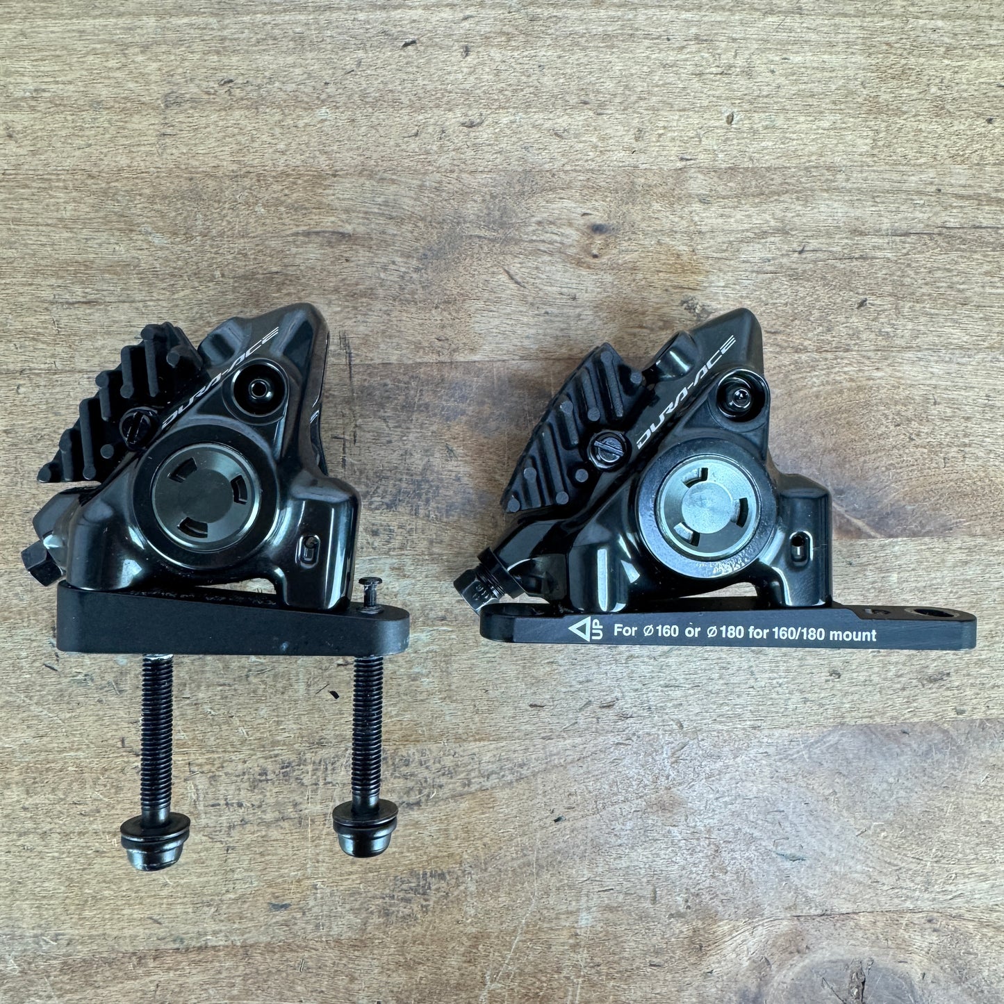 Low Mile Shimano Dura-Ace BR-R9270 Flat-Mount Hydraulic Disc Brake Calipers 263g