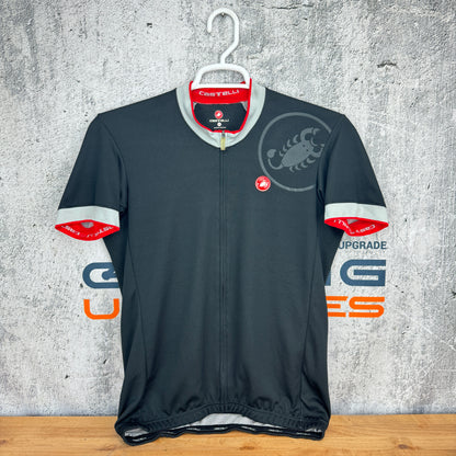 Castelli Short Sleeve Men's XXL Black Cycling Jersey 195g