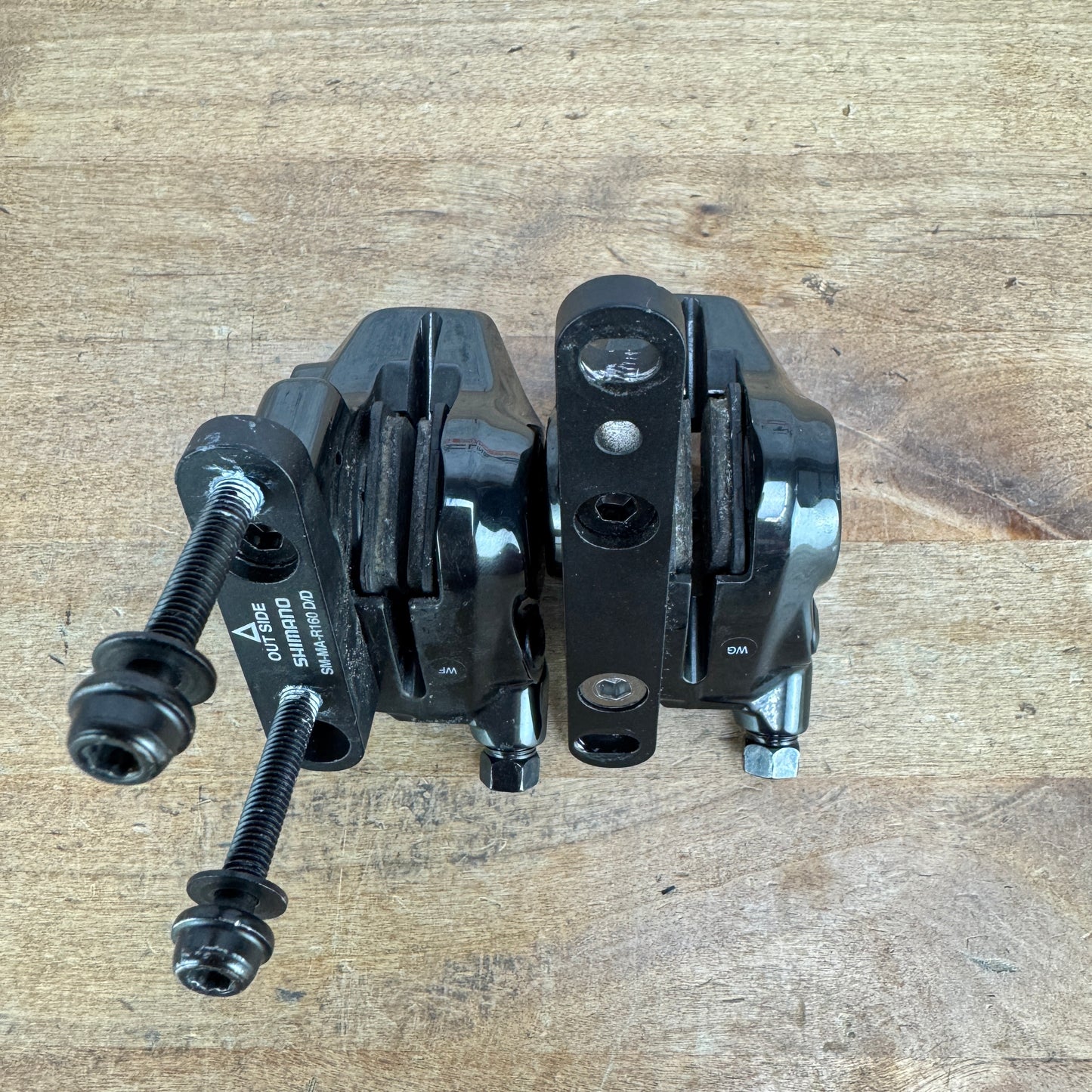 Low Mile Shimano Dura-Ace BR-R9270 Flat-Mount Hydraulic Disc Brake Calipers 263g