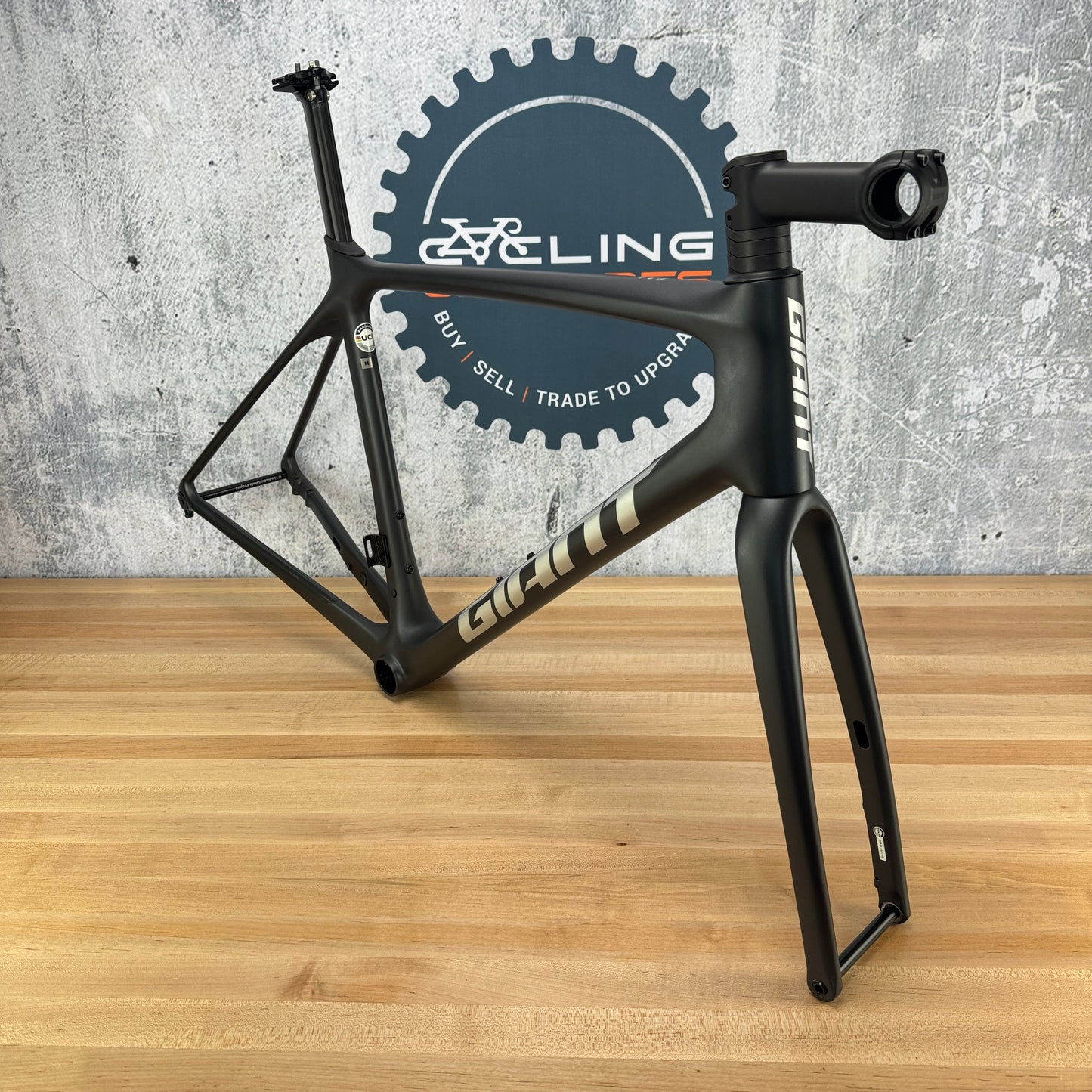 Mint! 2021 Giant TCR Advanced Medium Carbon Disc Frameset 700c 1888g