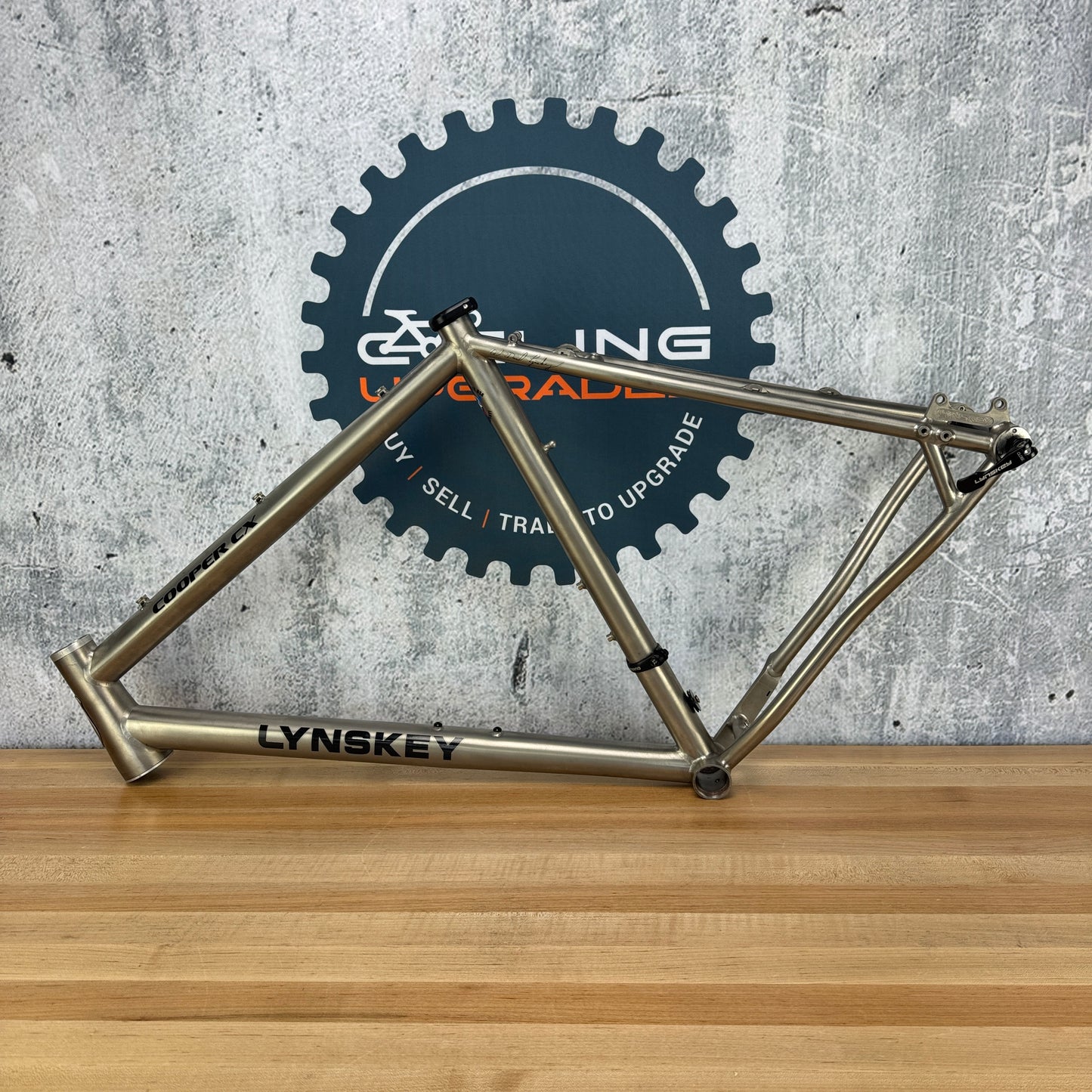 Lynskey Cooper CX Medium/Large Titanium Disc Gravel Frameset 700c 1985g