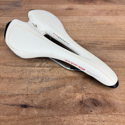 Specialized Toupe RBX Expert 7x7mm Titanium Rails 143mm White Saddle 212g