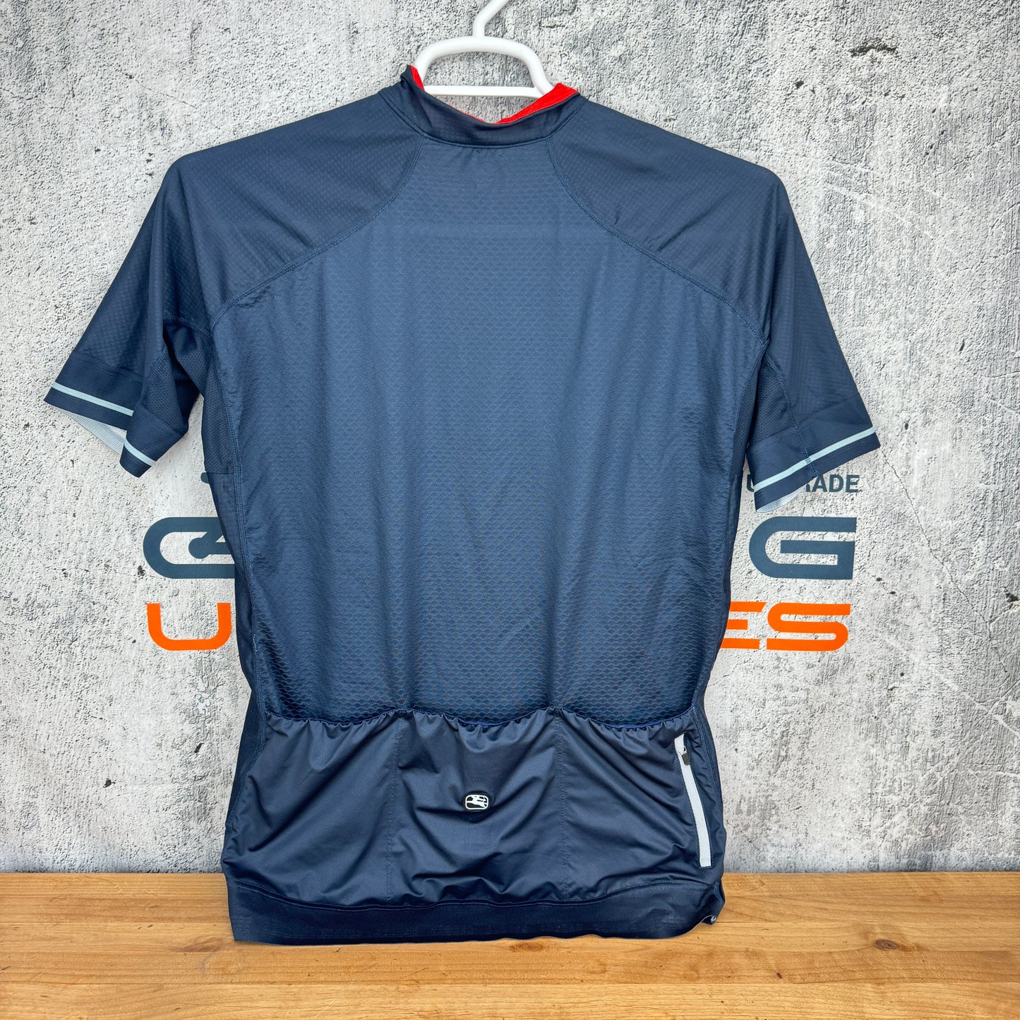 Giordana Short Sleeve Men's XXL Navy Blue Cycling Jersey 160g