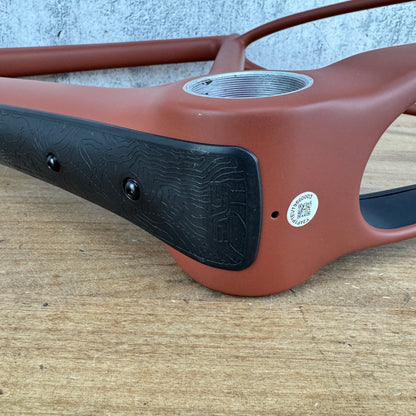 New! 2025 Enve MOG 56cm Carbon Gravel Disc Brake Frameset 700c Terracotta