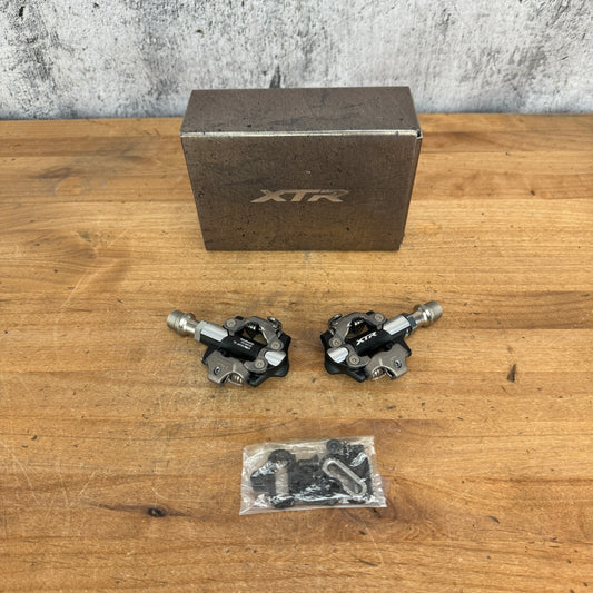 New! Shimano XTR PD-M9100 MTB Clipless Pedals + Cleats 309g