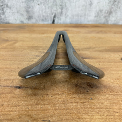 Low Mile! Berk Lupina Carbon Glossy 150mm 7x9mm Rails Bike Saddle 70g