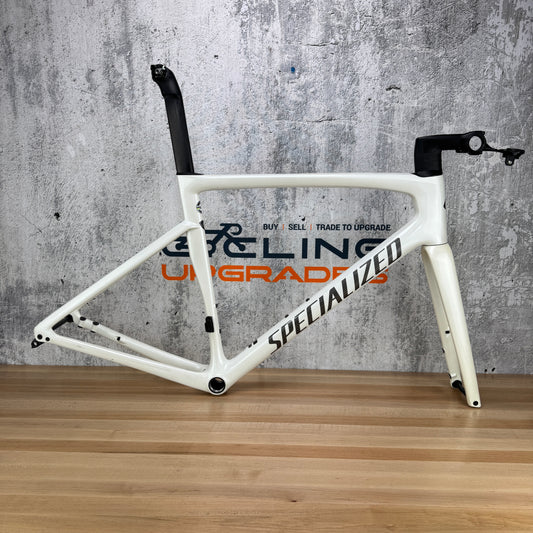 Specialized Tarmac SL7 56cm Carbon Disc Brake Dune White Frameset 700C 2045g