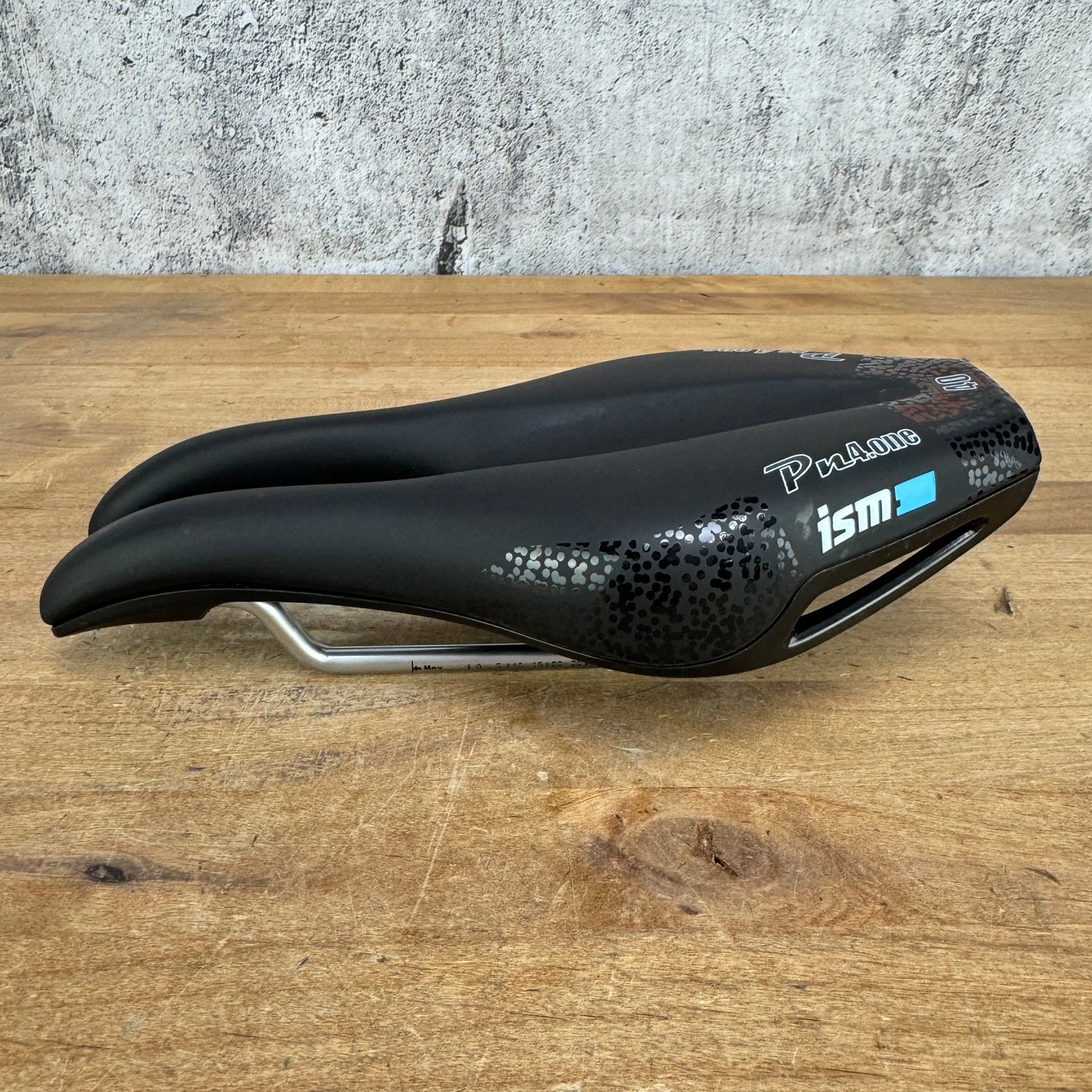 Light Use! ISM PN 4.One 125mm 7x7mm Cr-Mo Rails Bike Saddle 288g