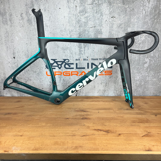 2019 Cervelo S5 Emerald Green 54cm Carbon Disc Brake Frameset 700c 2160g