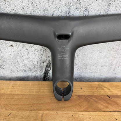 Roval Rapide Cockpit 44cm x 110mm -6 Degree Carbon Integrated Handlebar 340g