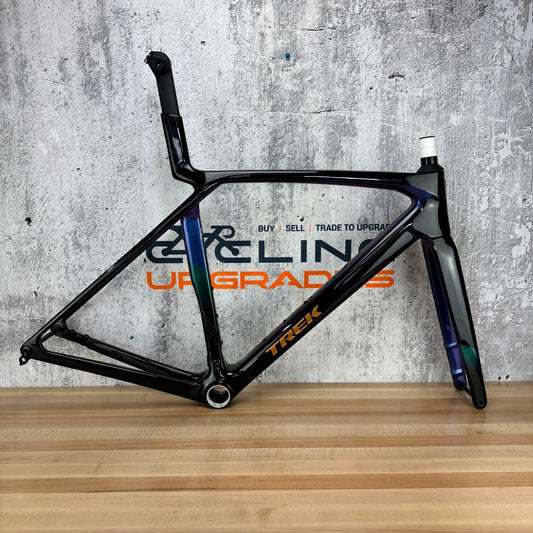 Ridden Once! Trek 2025 Madone SL Gen 8 M/L Carbon Disc Dark Star Frameset 1793g