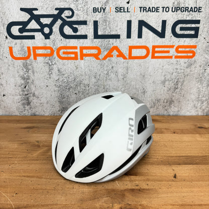 Light Use! Giro Eclipse Spherical Medium 55-59cm White Cycling Helmet 275g