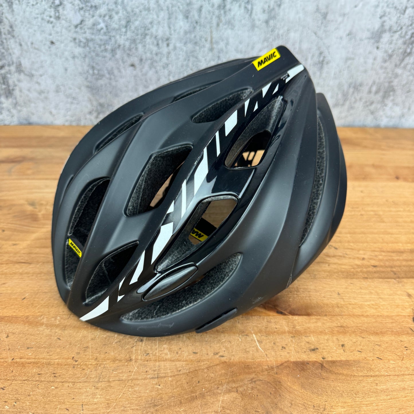 Mavic Ksyrium Elite S 51-56cm Black Cycling Bike Helmet 250g