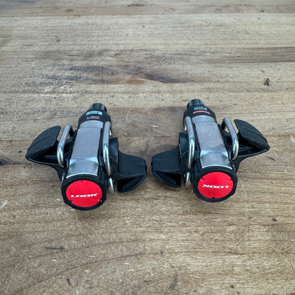 Ridden Once! Look S-Track Carbon Ti Clipless MTB XC CX Gravel Pedals w/ Cleats