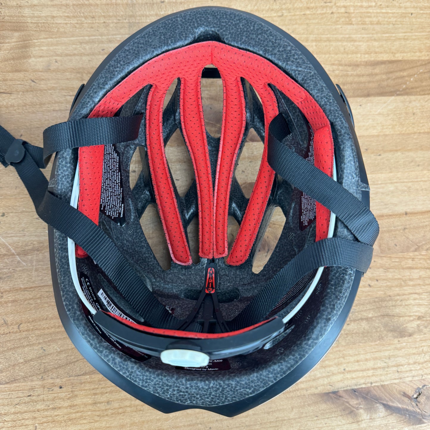 Light Use! Mavic Ksyrium Elite S 51-56cm Black Cycling Road Bike Helmet 250g