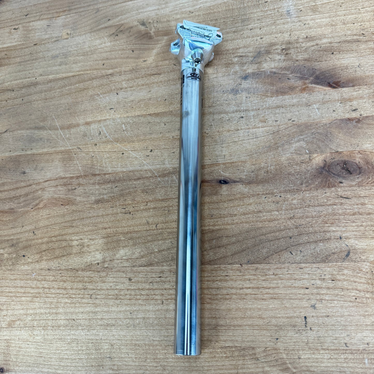 New! Vintage Selcof Titanio 25.4mm x 320mm Titanium Bike Seatpost 235g